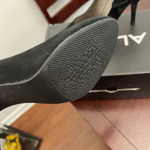 Suede high heel evening shoes - Picture 9 of 9